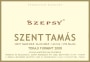 Szepsy Szent Tamas Tokaji Szaraz Furmint 2008 Front Label