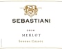 Sebastiani Sonoma County Merlot 2010 Front Label