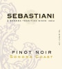 Sebastiani Sonoma Coast Pinot Noir 2008 Front Label