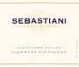Sebastiani Alexander Valley Cabernet Sauvignon 2010 Front Label