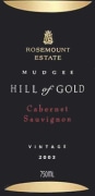 Rosemount Hill of Gold Cabernet Sauvignon 2003 Front Label