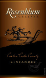 Rosenblum Cellars Contra Costa County Zinfandel 2011 Front Label