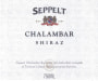 Seppelt Chalambar Shiraz 2010 Front Label