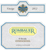 Rombauer El Dorado Zinfandel 2012 Front Label
