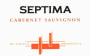 Septima Cabernet Sauvignon 2011 Front Label