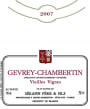 Domaine Serafin Gevrey-Chambertin Vieilles Vignes 2007 Front Label