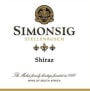 Simonsig Shiraz 2004 Front Label