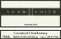 Shaw + Smith UnOaked Chardonnay 2003 Front Label