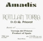Rotllan Torra Amadis 2002 Front Label