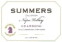 Summers Estate Napa Valley Charbono 2014 Front Label