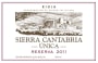 Sierra Cantabria Reserva Unica 2011 Front Label