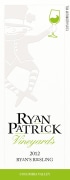 Ryan Patrick Riesling 2012 Front Label