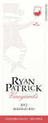 Ryan Patrick Redhead Red 2012 Front Label