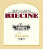 Riecine Chianti Classico Riserva 2007 Front Label