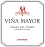 Vina Mayor Crianza 2012 Front Label