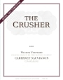 The Crusher Cabernet Sauvignon 2010 Front Label