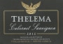 Thelema Cabernet Sauvignon 2012 Front Label