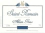Alain Gras Saint-Romain Rouge 2009 Front Label