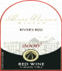Three Rivers River's Red Blend 2006 Front Label