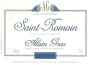Alain Gras Saint-Romain Blanc 2009 Front Label