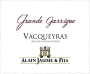 Alain Jaume Vacqueyras Grande Garrigue 2013 Front Label