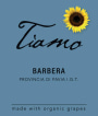 Tiamo Organic Barbera 2015 Front Label
