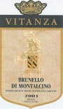 Vitanza Brunello di Montalcino 2001 Front Label