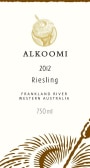 Alkoomi White Label Riesling 2012 Front Label