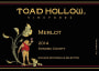 Toad Hollow Merlot 2014 Front Label