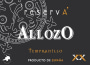 Allozo Reserva 2008 Front Label