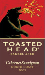 Toasted Head Barrel Aged Cabernet Sauvignon 2009 Front Label