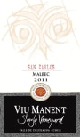 Viu Manent Single Vineyard San Carlos Malbec 2011 Front Label