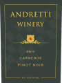 Andretti Pinot Noir 2010 Front Label