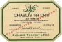 Vocoret Chablis Les Forets Vieilles Vignes Premier Cru 2013 Front Label