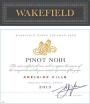 Wakefield Estate Pinot Noir 2015 Front Label