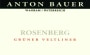 Anton Bauer Rosenberg Gruner Veltliner 2011 Front Label