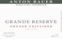 Anton Bauer Grande Reserve Gruner Veltliner 2011 Front Label