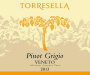 Torresella Pinot Grigio 2013 Front Label