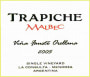 Trapiche Vina Fausto Orellana de Escobar Malbec 2005 Front Label
