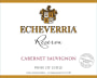 Echeverria Reserva Cabernet Sauvignon 2015 Front Label