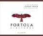 Portola Vineyards Estate Pinot Noir 2009  Front Label