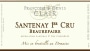 Francoise & Denis Clair Santenay Beaurepaire Premier Cru 2013 Front Label