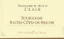 Francoise & Denis Clair Bourgogne Hautes-Cotes-De-Beaune 2013 Front Label