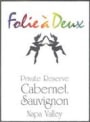 Folie a Deux Reserve Cabernet Sauvignon 1997 Front Label