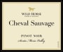 Wild Horse Cheval Sauvage Pinot Noir 2012 Front Label