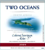 Two Oceans Cabernet Sauvignon Merlot 2009 Front Label