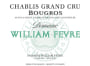 William Fevre Chablis Bougros Grand Cru 2011 Front Label