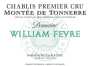 William Fevre Chablis Montee de Tonnerre Premier Cru 2011 Front Label