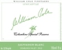 William Cole Columbine Special Reserve Sauvignon Blanc 2010 Front Label