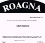 Roagna Barbaresco Montefico 2007 Front Label